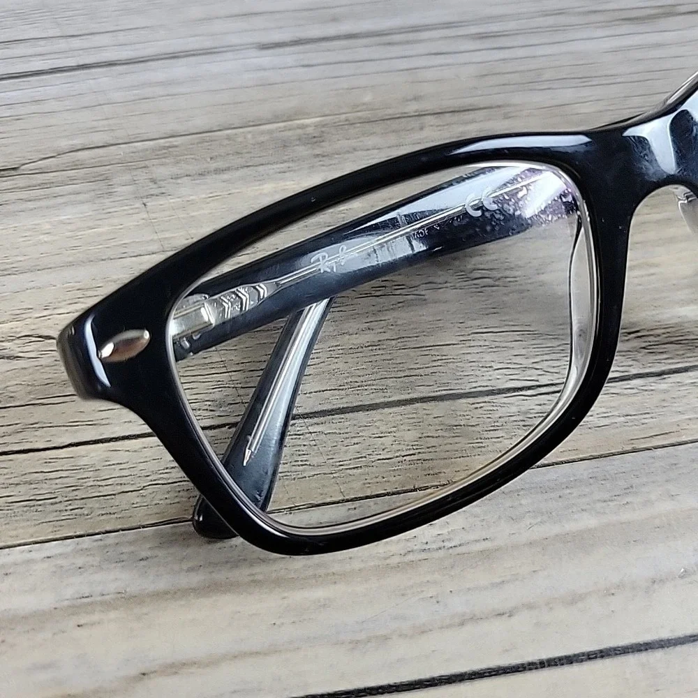 Ray-Ban RB1531 3529 Kids Eyeglasses Frames Black Clear‎ Full Rim 48-16-130